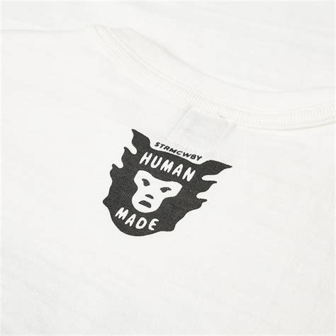 Human Made Tiger Tee White End Uk