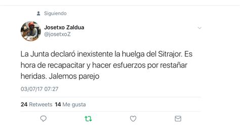 Declaran Inexistente La Huelga En La Jornada