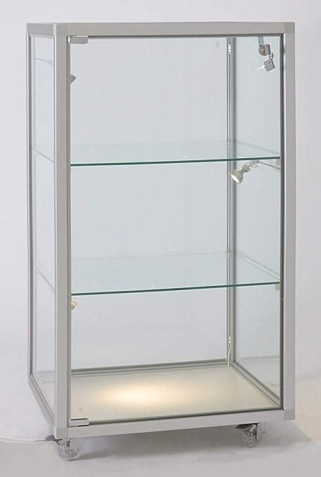 Mhn Halbhohe Glasvitrine Mit Rollen T X B X H Cm Schmale