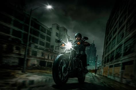 Harley Davidson Night Riders Wallpaperhd Bikes Wallpapers4k