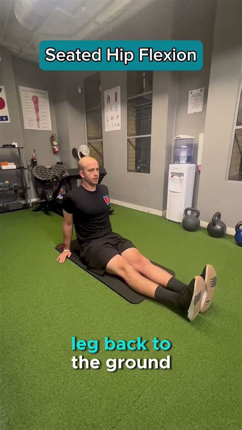 Seated Hip Flexion Unilateral Exercise Hipmobility