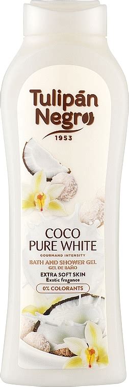 Tulipan Negro Coco Pure White Shower Gel Гель для душа Нежный кокос