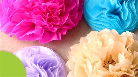 Como Hacer Flores Decorativas De Papel Youtube