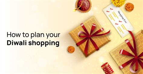 How To Plan For Diwali Shopping