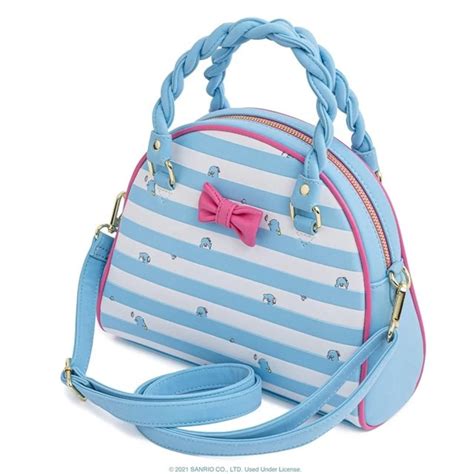 Sanrio Tuxedo Sam Striped Cross Body Loungefly Bag Bag Free