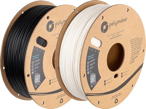 Amazon Polymaker Pla Pro Filament Mm Black White Bundle X Kg