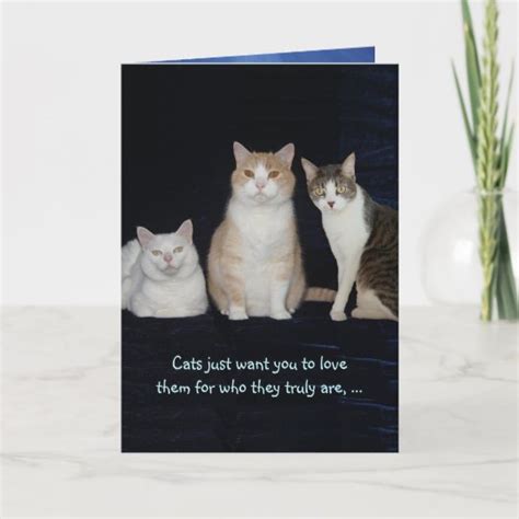 Funny Customizable Cats Card | Zazzle.com