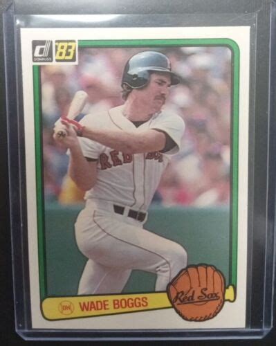 Donruss Wade Boggs Boston Red Sox Rookie Rc Nm Near Mint