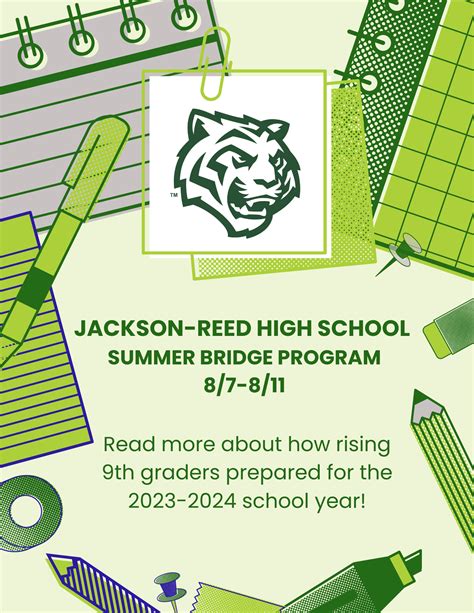 August 2023 – –Jackson-Reed High School