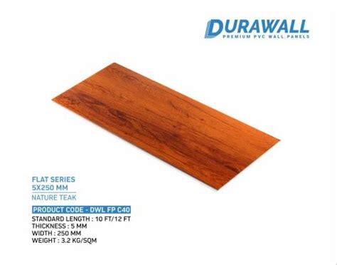 Durawall Pvc Flat Wall Panel At Rs Piece Pvc Wall Panel In