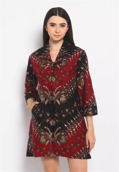 Jual Abiroy Tunik Batik Gelung Abang Original Zalora Indonesia