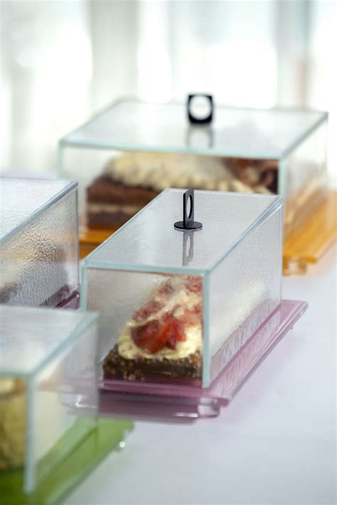 Rectangular Cloche For Pastry Display Pastry Display Food Pastry