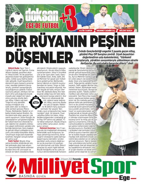 Doksan Artı Üç on Twitter Milliyet MilliyetEge MilliyetEgeSpor