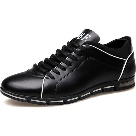 Derby Homme Chaussures Cuir Pu Mode Grande Taille 38 48 Noir Cdiscount Chaussures