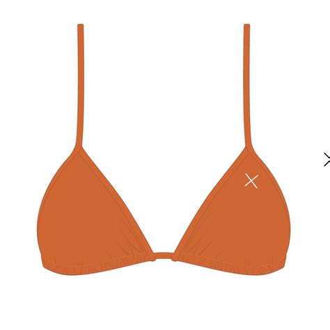 Boutinela Burnt Orange Swim Set Bikini Top Ii Tripl Gem