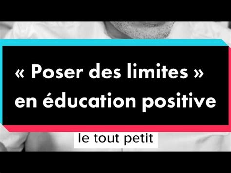 Dire non etablir des règles poser un cadre en éducation