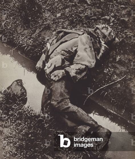 Body Of A Dead Young German Soldier Killed In The Last Days Of The