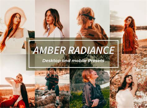 Amber Radiance Lightroom Presets Graphic By Neoreborn Creative Fabrica