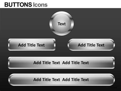 Buttons Icons Powerpoint Presentation Slides