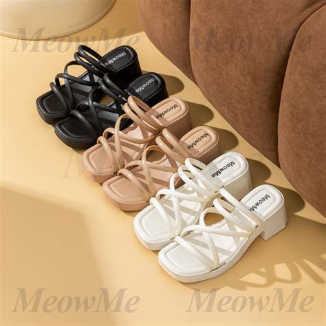 READY STOCK Magni Thick Women S Sandal Kasut Wanita Casual Wedges 236