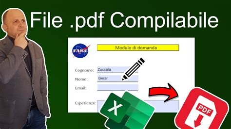 EM 203 Creare Un File Pdf COMPILABILE Con Excel PdfEscape Gratis 100