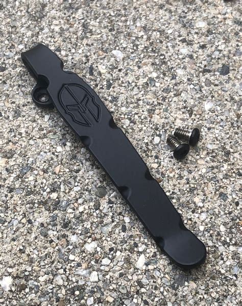 Matte Black Titanium Deep Carry Pocket Clipfor Spyderco Para 3 Etsy