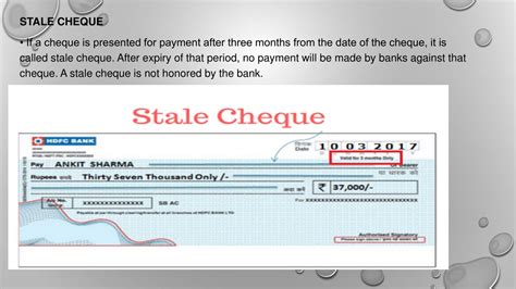 What Is The Meaning Of Stale Dated Cheque What Is A Cheque Definition