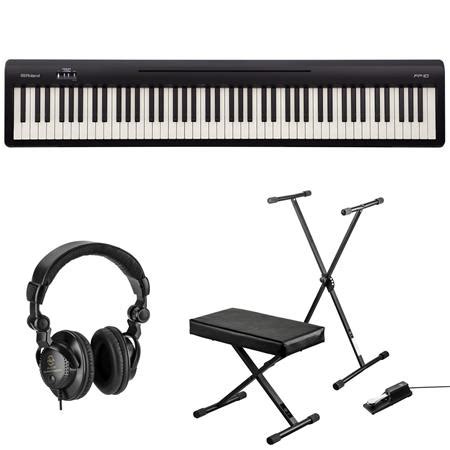 Roland Fp Key Digital Piano Bundle With Keyboard Stand Keyboard