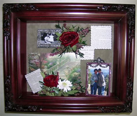 Memorial Shadow Box Ideas Funeral Flower Shadow Box Shadow Box Shadow Box Frames