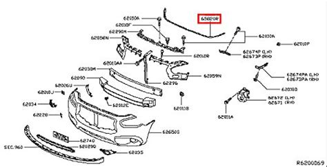 Buy Infiniti Genuine Body Bumper Hood Front Seal Assy Ja A Qx