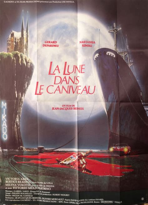 Cinéma Jean Jacques Beineix La Lune Dans Le Caniveau 1983 Affiche De Cinéma 115 X 160