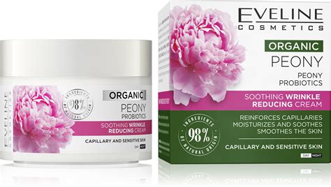 Eveline Organic Peony Soothing Wrinkle Reducing Cream For Capillary And