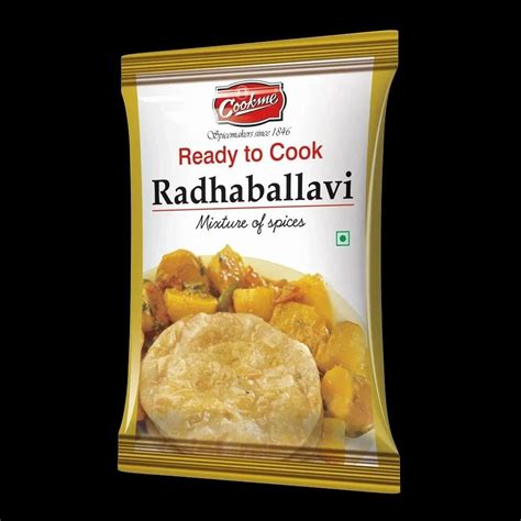 Cookme Radhaballavi Masala India Cuisine Packaging Size Required