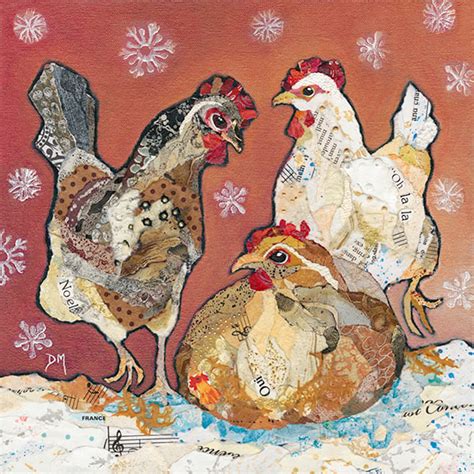 Three hens fine art print - Dawn Maciocia