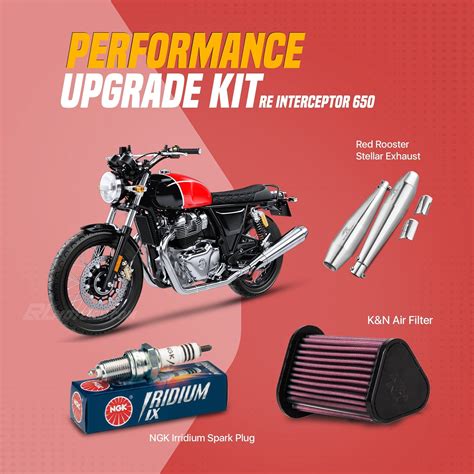 Royal Enfield Continental Gt 650 Red Rooster Performance Exhaust Stell Lrl Motors