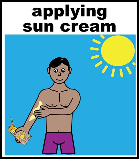 Applying Sun Cream
