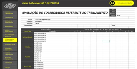 Planilha Para Gest O De Treinamentos Smart Planilhas