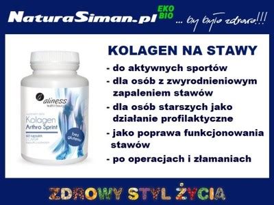 KOLAGEN ARTHRO SPRINT 60 kap STAWY KOŚCI aliness 6143940688