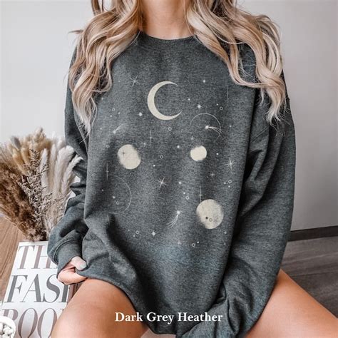 Moon Sweatshirt Etsy