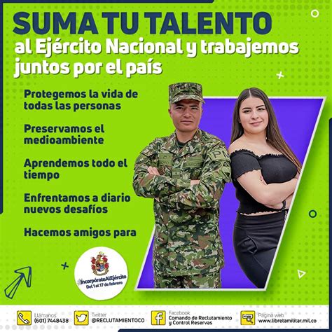 Incorpórate al Ejército Ejército Nacional de Colombia