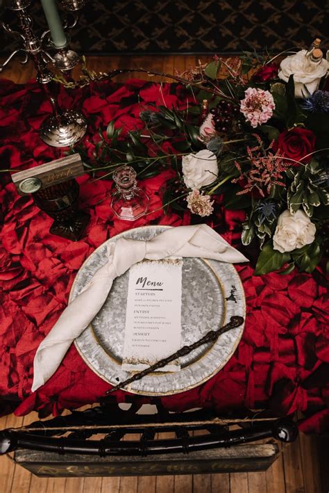 Elegant Harry Potter Themed Wedding Ideas Popsugar Love And Sex