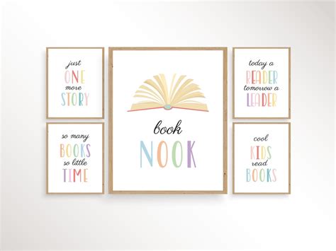 Reading Corner Poster Reading Poster Reading Nook Reading - Etsy