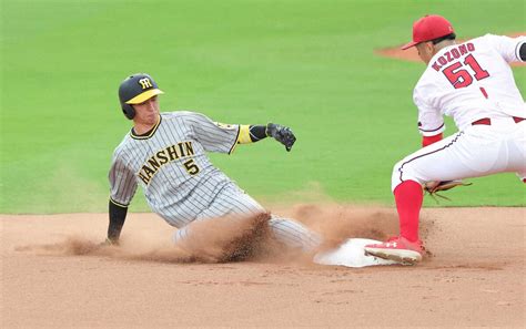 阪神・近本 新人から5年連続20盗塁に到達 2位に7差付けてリーグトップ独走― スポニチ Sponichi Annex 野球