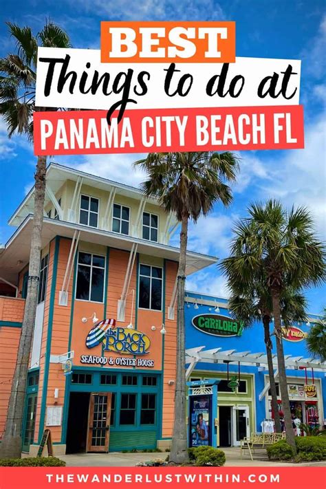 Looking For The Best Things To Do In Panama City Beach Florida This