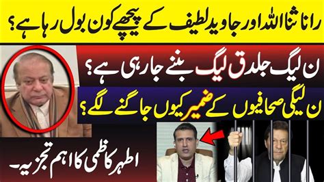 Who S Behind The Statements Of Rana Sanaullah And Javed Latif YouTube