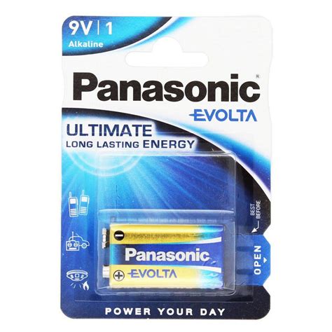 Panasonic Evolta Alkaline 9v αλκαλική μπαταρία 1τμχ E Geoponos