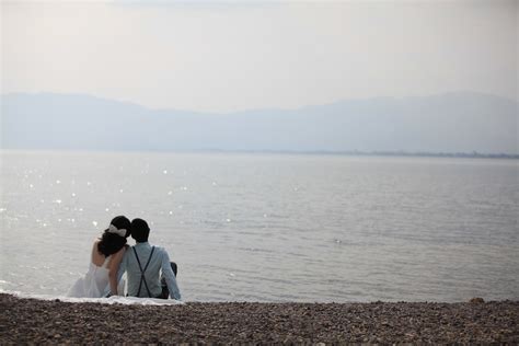 Free Images Beach Sea Sand Ocean Horizon Morning Shore Lake