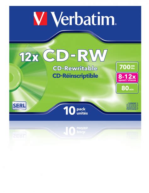 Buy CD RW 12x CD Recordable Rewritable Discs Verbatim Online Shop