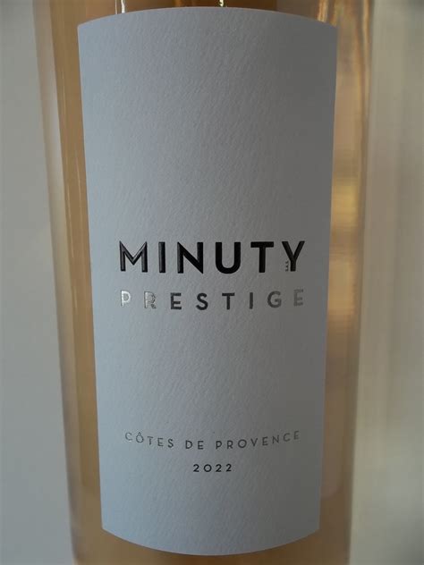 Vin De Provence Cotes De Provence Minuty Rose Cuvee Prestige Cl