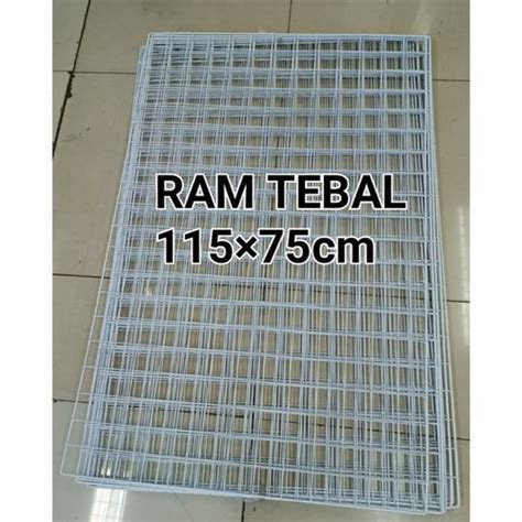 Jual Jaring Ram Dinding 75x115 Cm Gantungan Kawat Hook Grid Wall